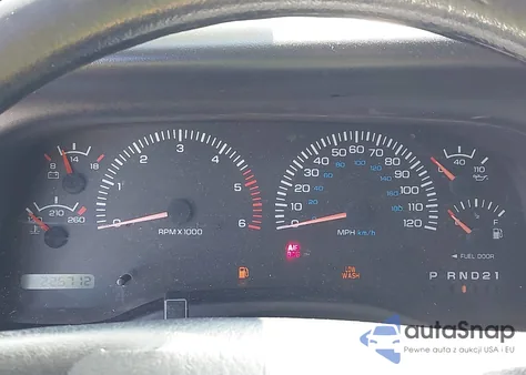 1998 Dodge Dakota Slt/Sport from USA, damaged, VIN 1B7GL22X7WS711607